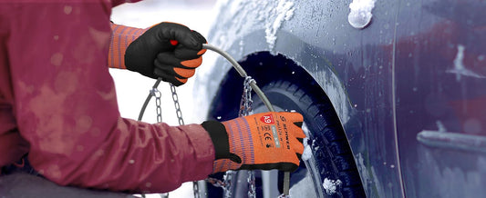 PM3326W 13G ANSI A9 cold resistant cut resistant gloves 
