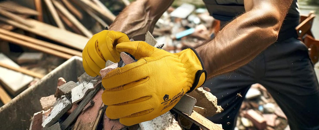 PM3401-a9-leather-cut-resistant-work gloves-yellow-construction