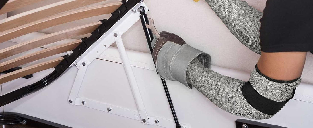 schwer-a6-Cut Resistant Sleeves -grey-s909-mechanical-working