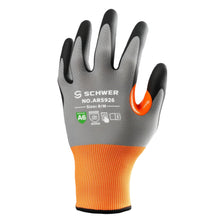Schwer® ANSI A6 Cut Resistant Gloves 21-Gauge NBR Sandy Foam Palm Coated Gloves-Air AR5926