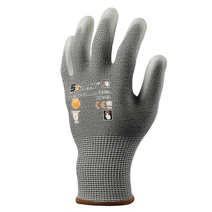 A4 Cut Resistant Gloves 13-Gauge Polyurethane Textured Palm Coated Gloves-Core CR3011