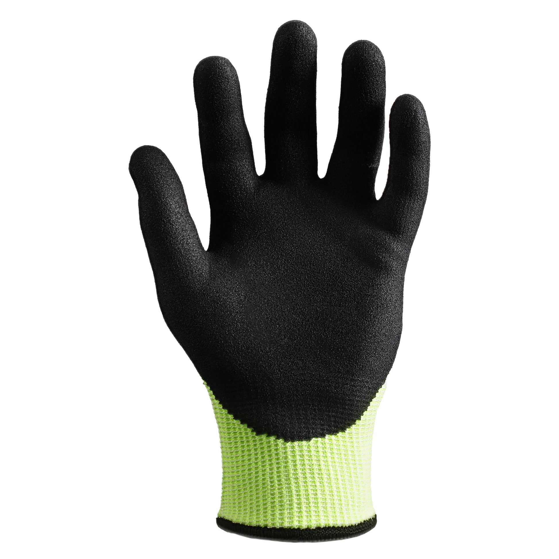 A7 Cut Resistant Gloves 13-Gauge NBR Sandy Foam Palm Coated Gloves-Core CR3027