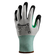 Schwer® ANSI A6 Cut Resistant Gloves 13-Gauge NBR Sandy Foam Palm Coated Gloves-Core CR3028