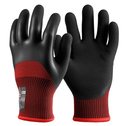 Schwer® ANSI A2 Cold Resistant Work Gloves 15/10G Latex Flat Sandy Foam Waterproof Gloves-Core CR3313