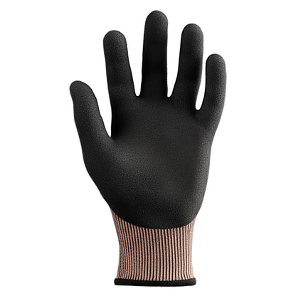 Schwer® ANSI A6 Cut Resistant Gloves 18-Gauge NBR Sandy Foam Knuckle Coated Gloves-Core CR3709