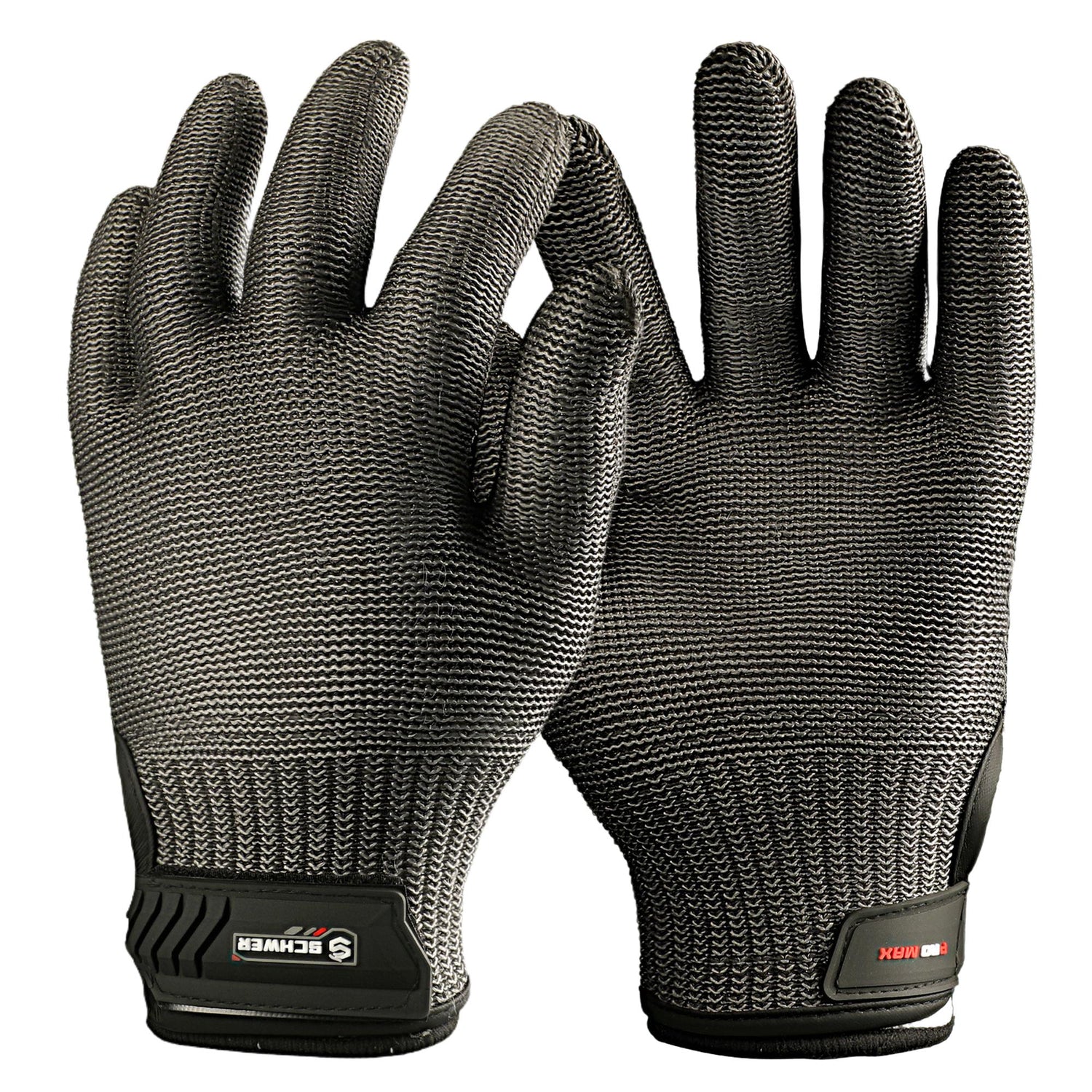 Schwer® ANSI A9 Food Grade Cut Resistant Gloves 10-Gauge Metal Knitted Ambidextrous Gloves-Pro PR1708