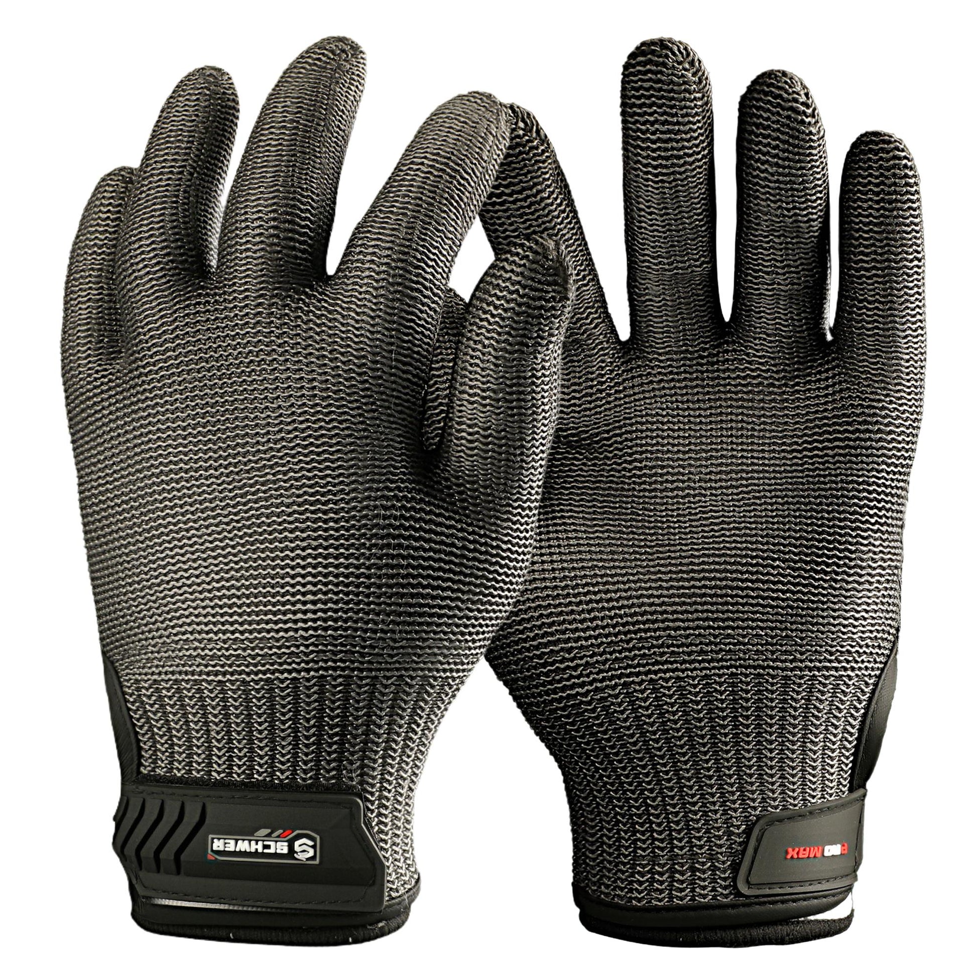 Schwer® ANSI A9 Food Grade Cut Resistant Gloves 10-Gauge Metal Knitted Ambidextrous Gloves-Pro PR1708