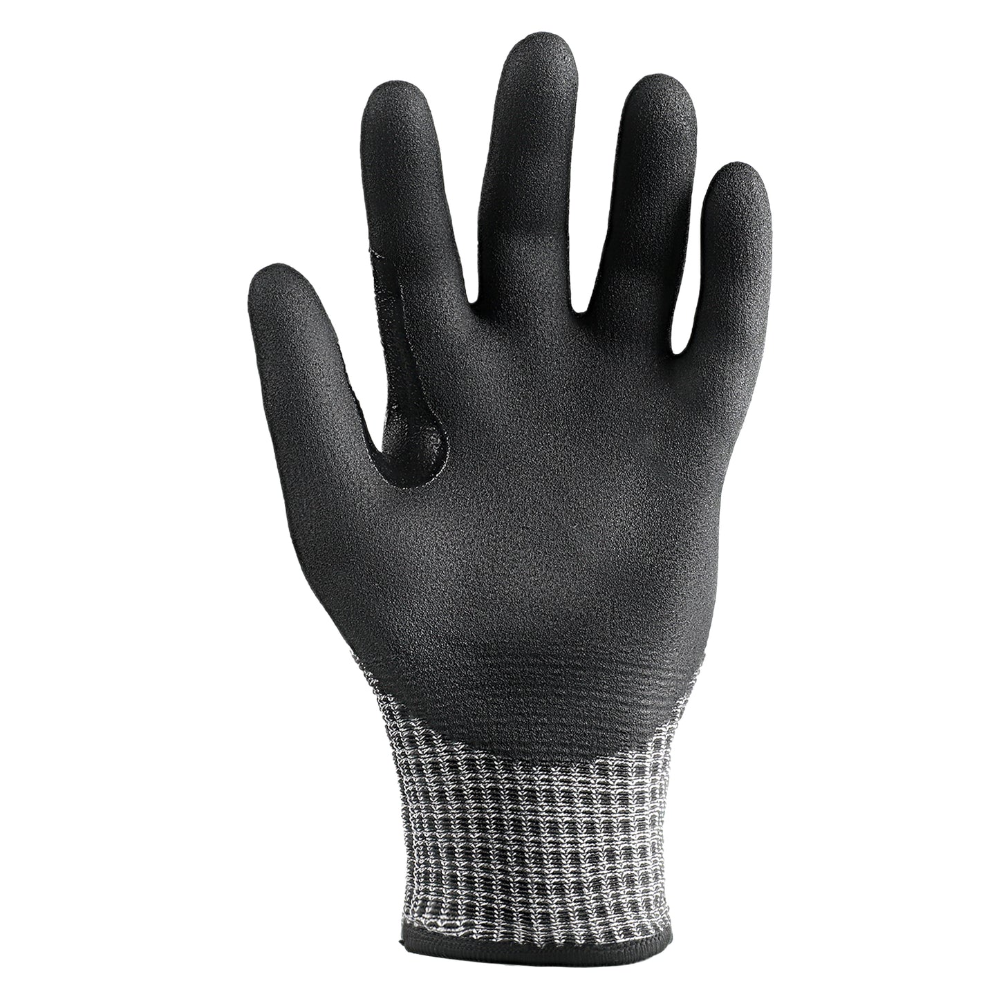 ANSI A9 Cut Resistant Gloves 13-Gauge NBR Sandy Foam Palm Coated Gloves-Schwer® ProMax PR3326-BW