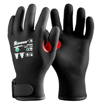 Schwer®ANSI A6 Cold Resistant Cut Resistant Gloves 15-Gauge NBR Ultra Foam Palm Coated-Pro PR3388