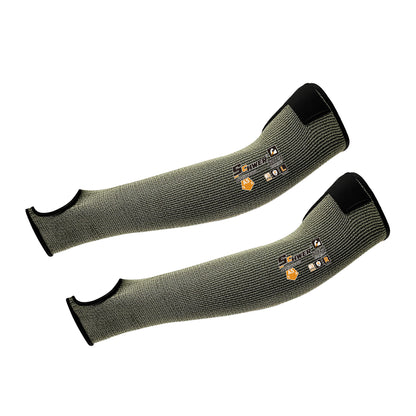 Schwer®ANSI A5 Cut Resistant Arm Sleeves Circle Knit Velcro Closure Sleeves-Claw S081