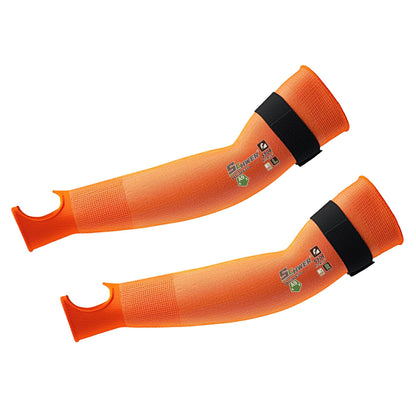 Schwer® ANSI A9 Cut Resistant Arm Sleeves 18-Gauge Seamless Knit Velcro Closure Sleeves-Claw S904