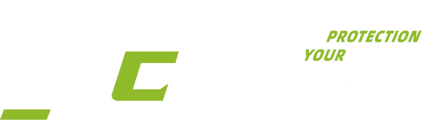 Green safety logo with 'PROTECTION YOUR' text, symbolizing workplace safety gear and protective equipment.