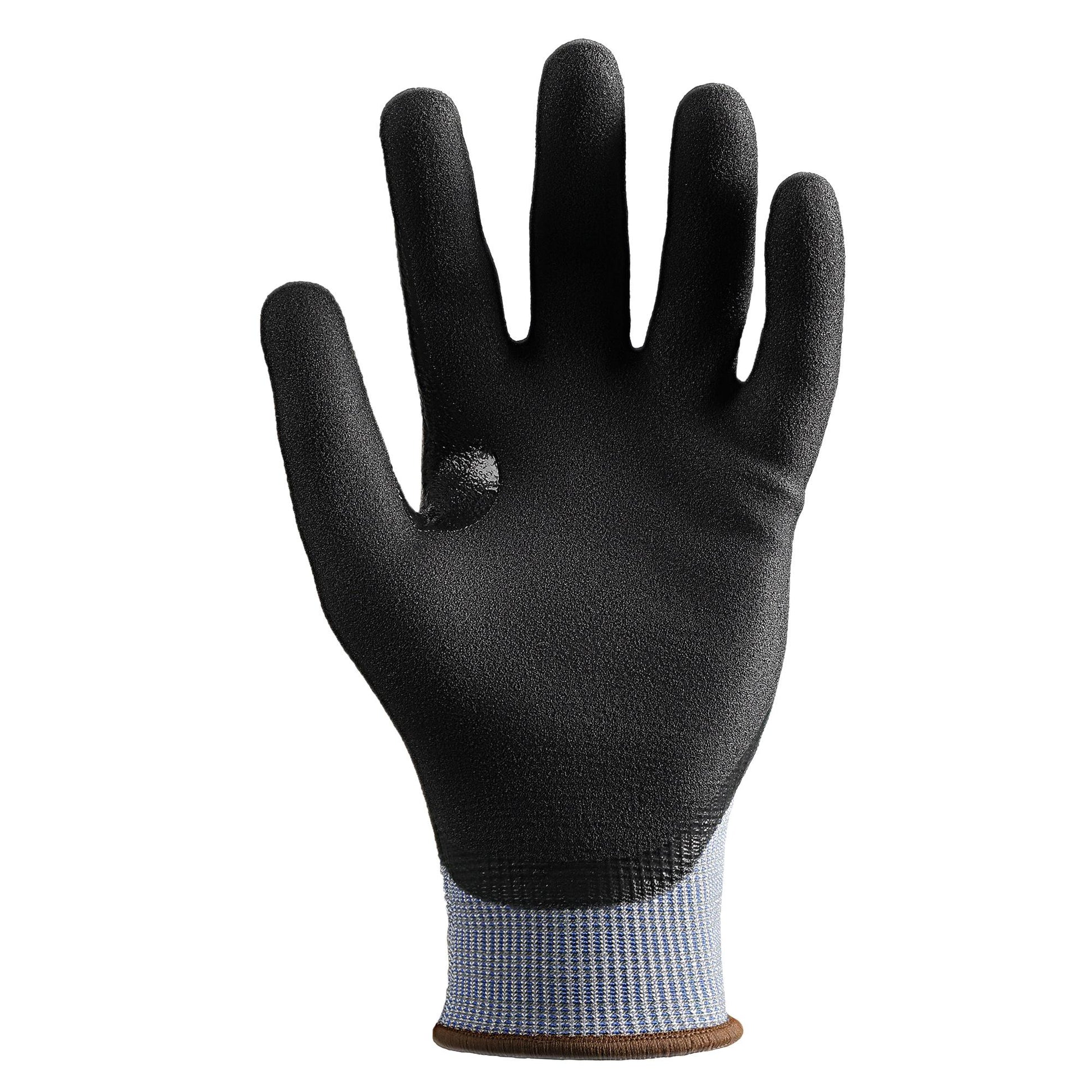 Schwer® ProMax PM3202 ANSI A9 cut resistant gloves 18-Gauge NBR Flat Sandy Foam Knuckle/Palm Coated Gloves